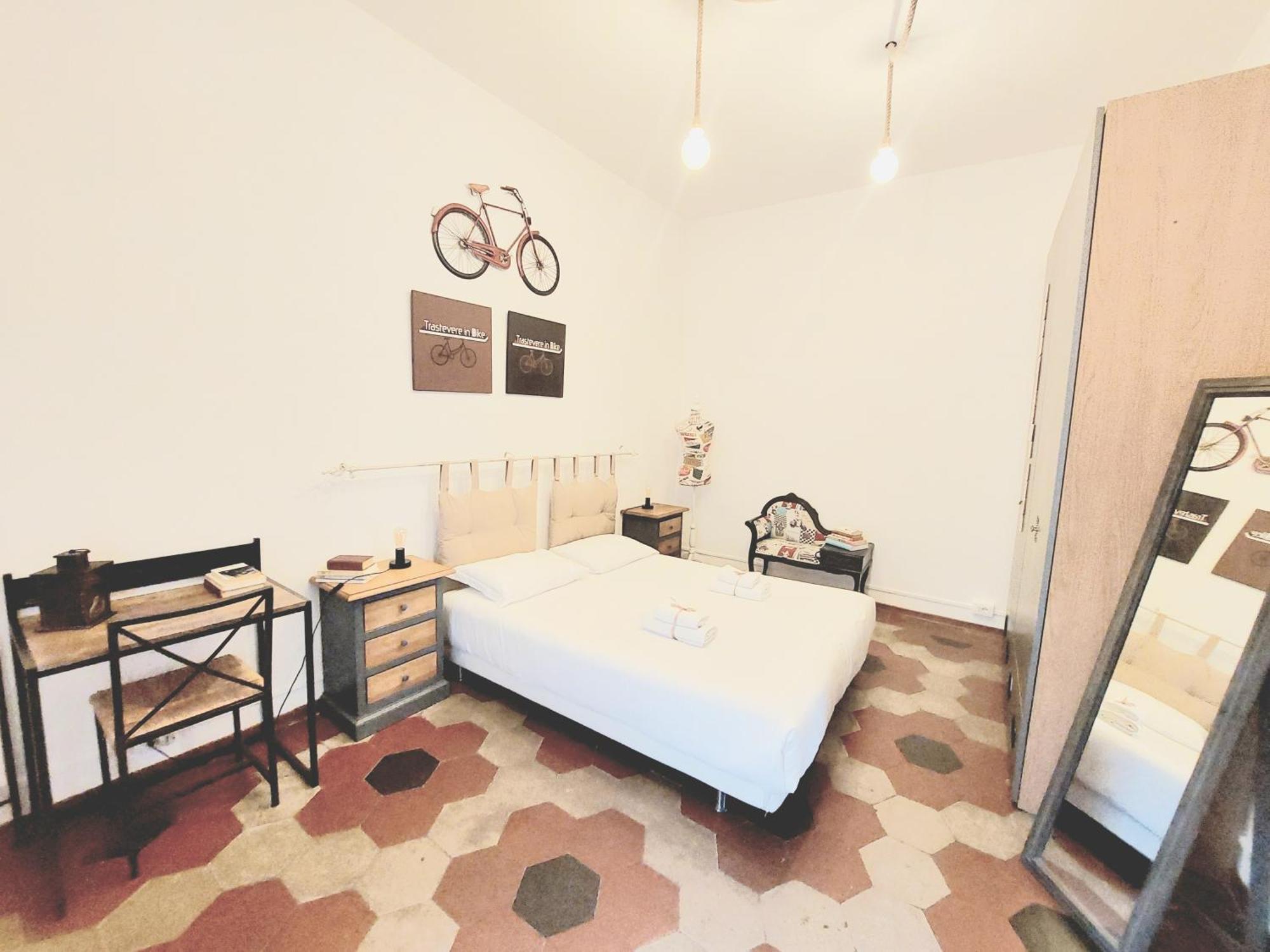 רומא Trastevere In Bike - Con Wi-Fi E Ac מראה חיצוני תמונה